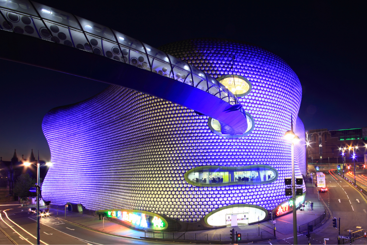 Birmingham Bullring Shopping Centre.